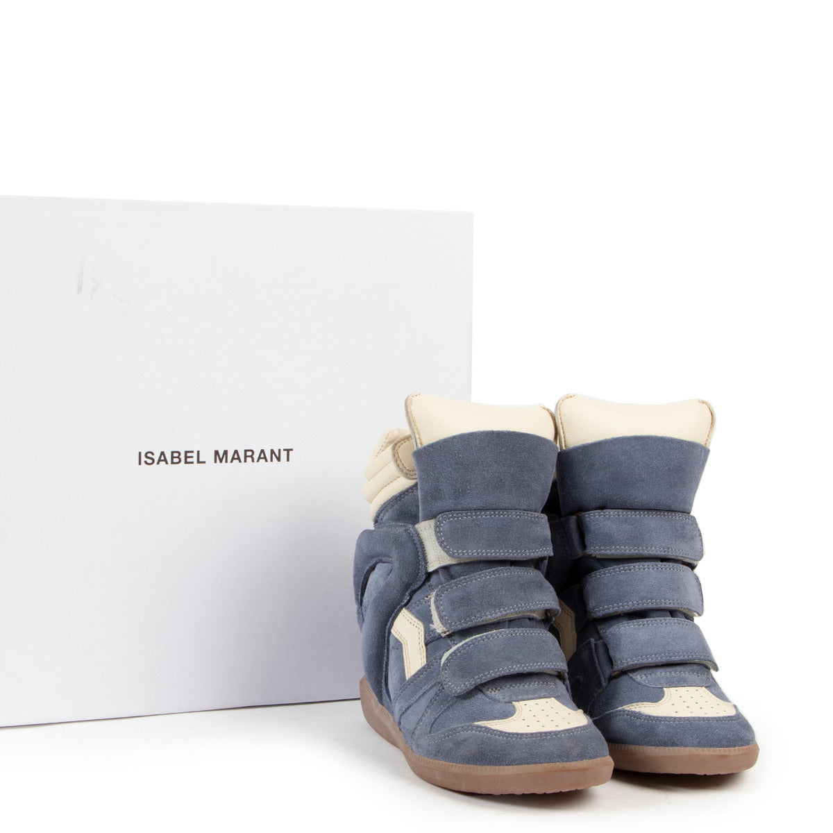 Isabel Marant Blue Beckett Sneakers for the best price at Labellov secondhand luxury in Antwerp
