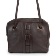 Achetez un authentique sac Delvaux en cuir brun d'occasion au juste prix.