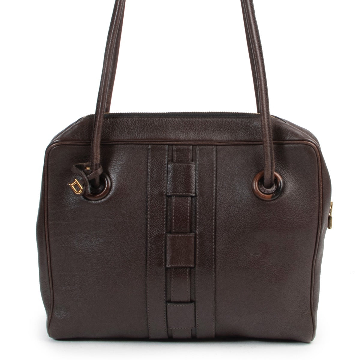 Buy authentic secondhand Delvaux brown Shoulderbag at the right price at Labellov vintage webshop.