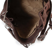 Shop safe online this Delvaux brown Nubuck shoulder bag.