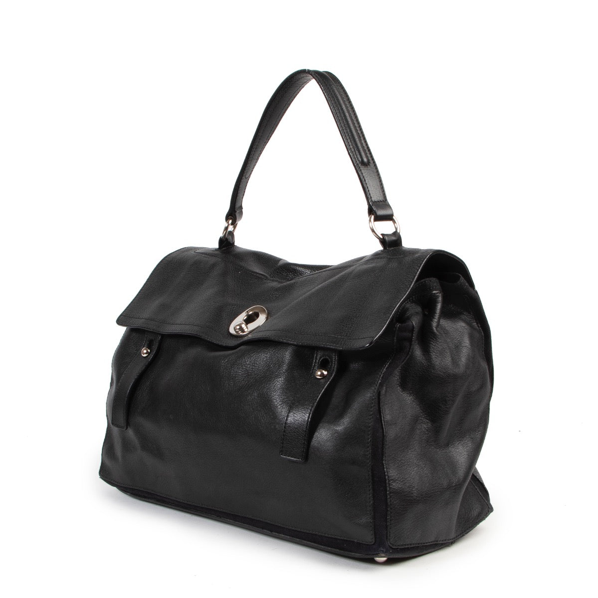 Winkel veilig online deze Saint Laurent zwarte top handle tas voor de juiste prijs.