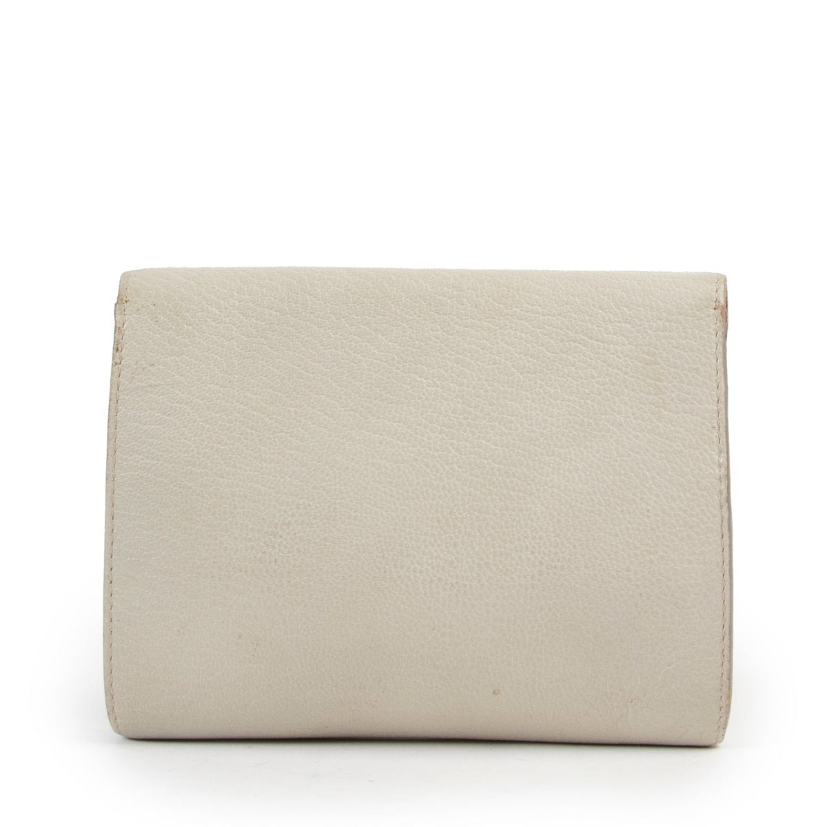 Delvaux Beige Calfskin Leather Wallet at Labellov