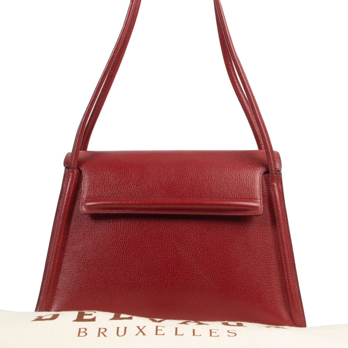 Sac à bandoulière rouge Delvaux