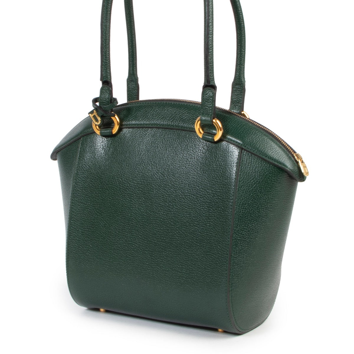 acheter en ligne seconde main Delvaux vert Charme Shoulder Bag