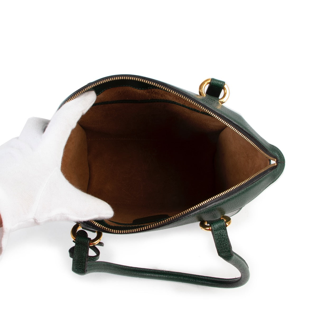 Delvaux Green Charme Shoulder Bag