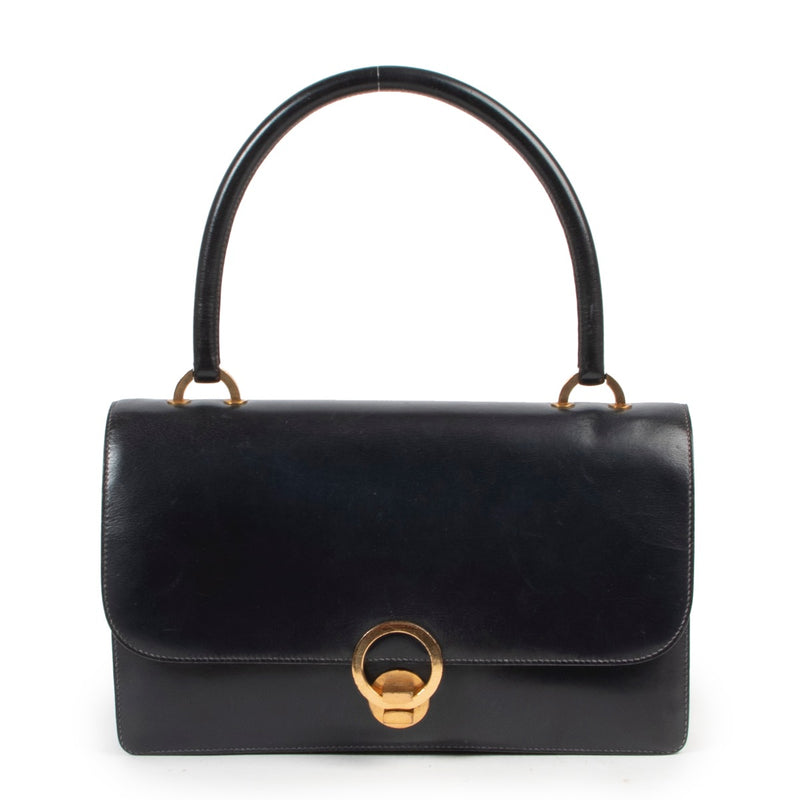 shop safe online vintage blue hermes bag
