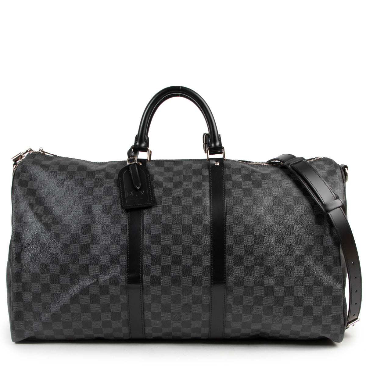 Louis Vuitton Keepall 55 Graphite Travel Bag