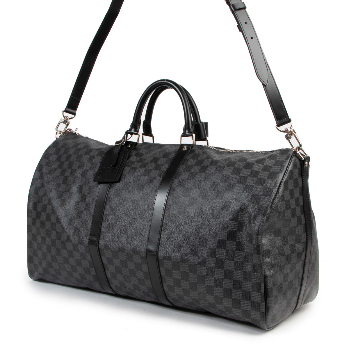 Louis Vuitton Keepall 55 Graphite Travel Bag