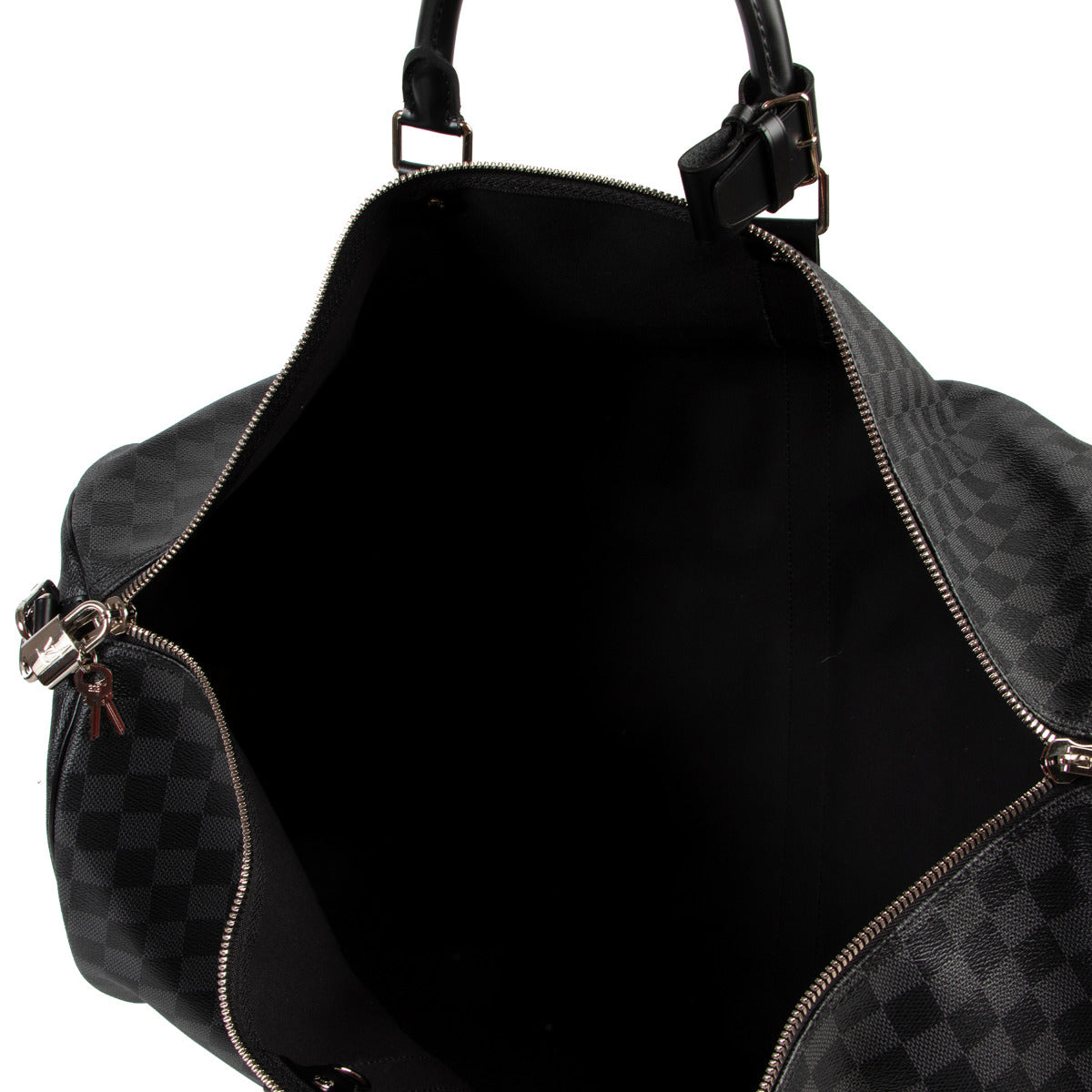 Louis Vuitton Keepall Bandoulière 55 Damier Graphite Travel Bag