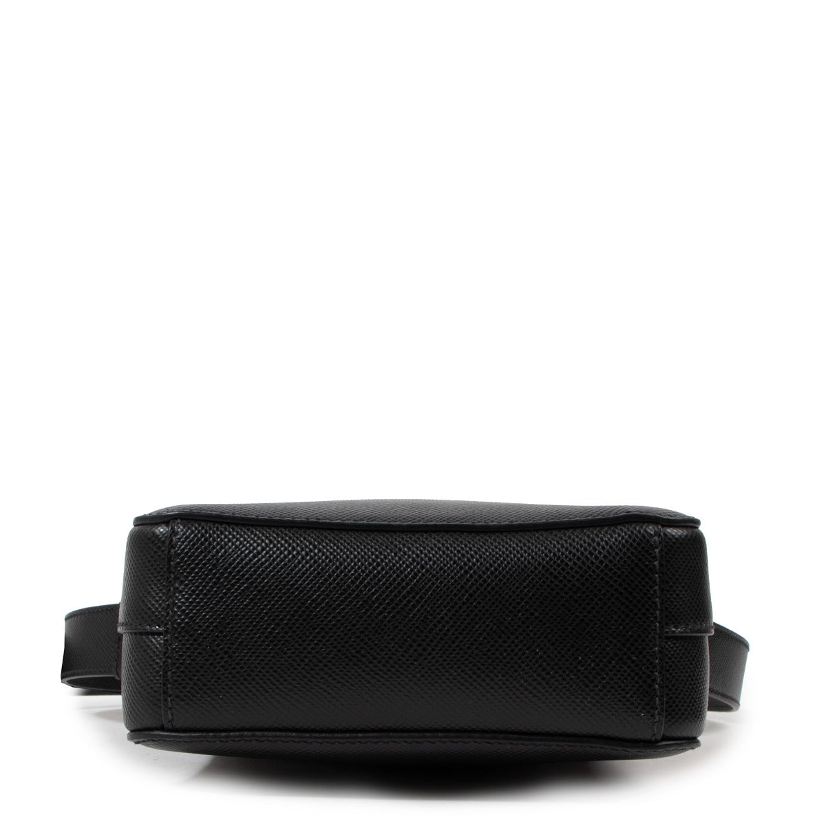 Prada Black Saffiano Small Messenger Bag