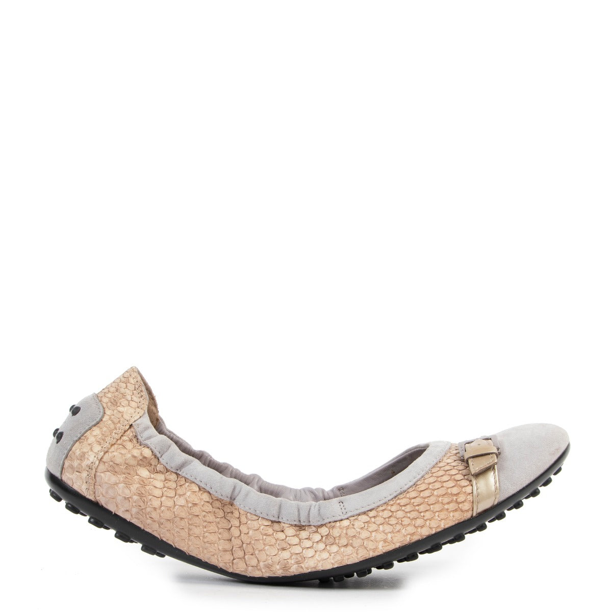 Tod's Beige Ballerina Flats - Size 40