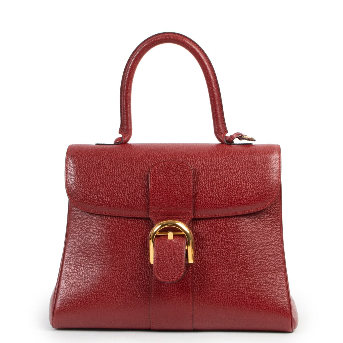 Delvaux Red Brillant MM jumping