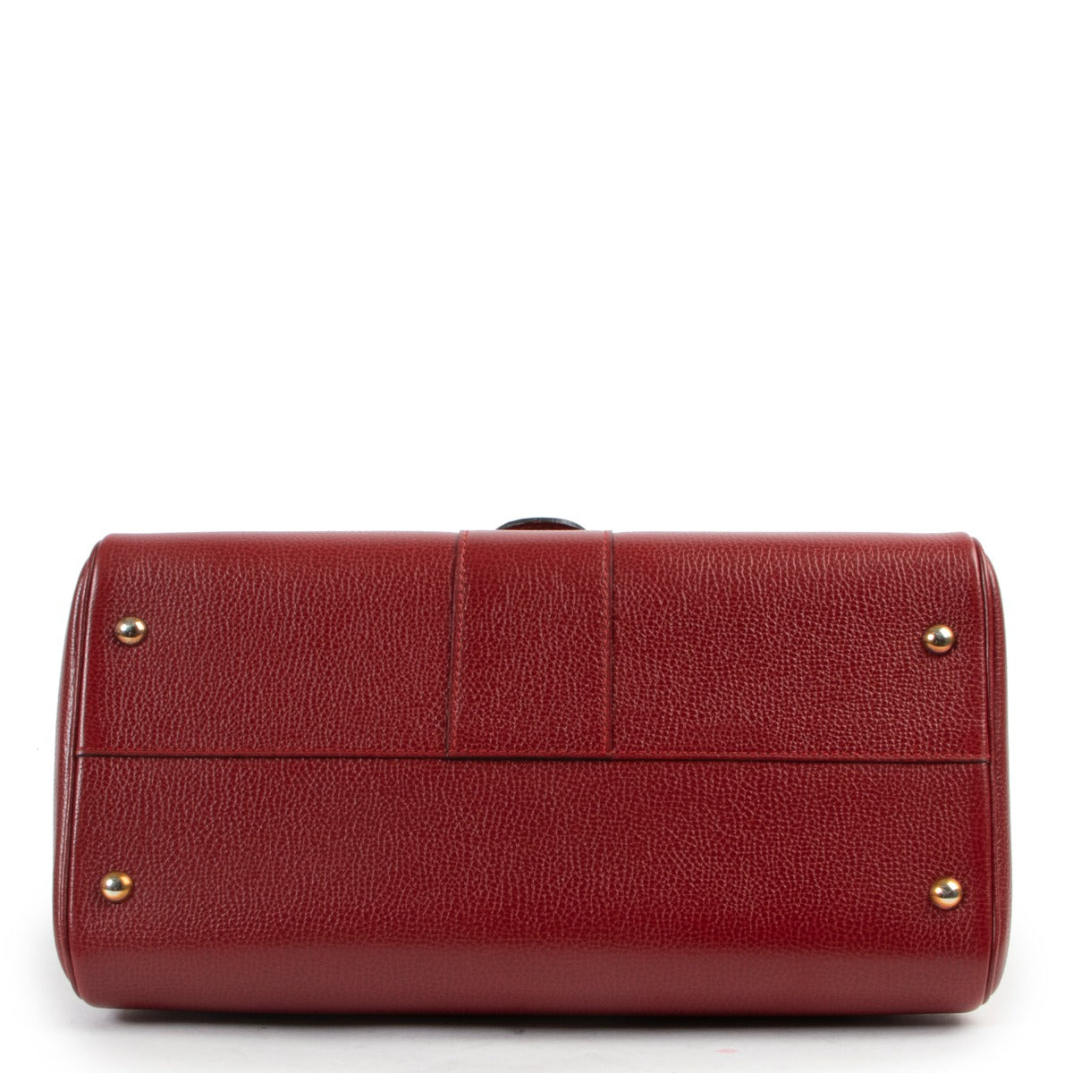 Delvaux Red Brillant MM jumping