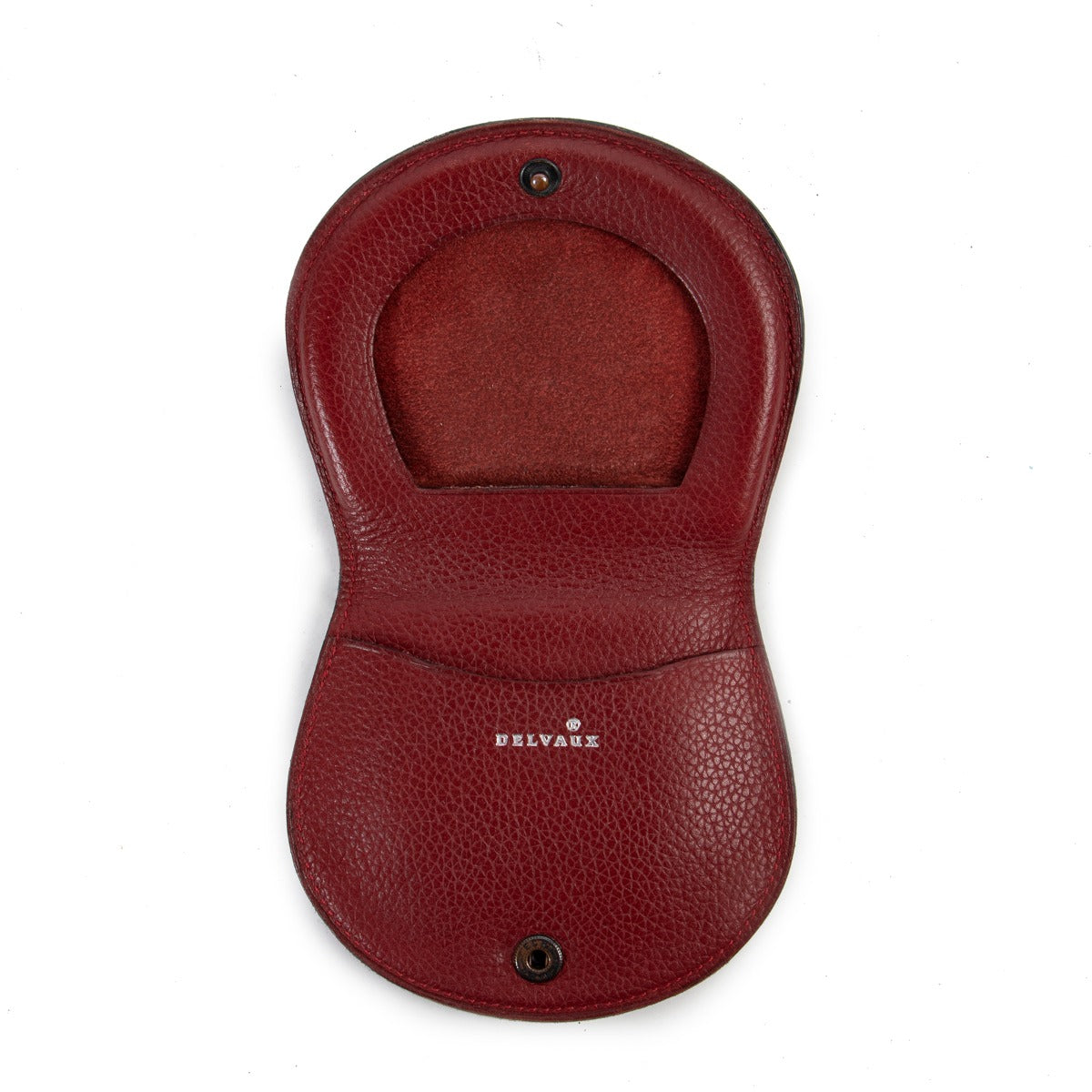 Delvaux Red Leather Coin Wallet at Labellov online or in store available for a reasonable price and in good condition. Get them now!