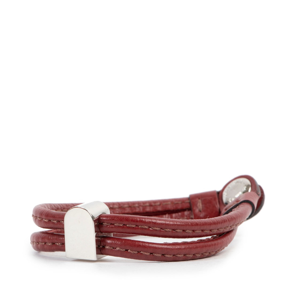 Delvaux Red Leather Bracelet at Labellov online or in store available for a reasonable price and in good condition. Get them now!