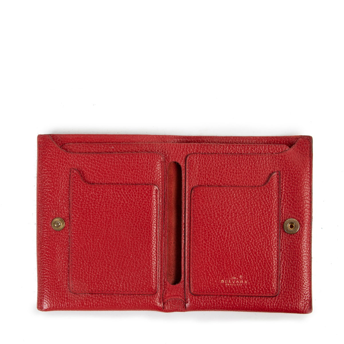 Delvaux Red Leather wallet at Labellov online or in store available for a reasonable price and in good condition. Get them now!
