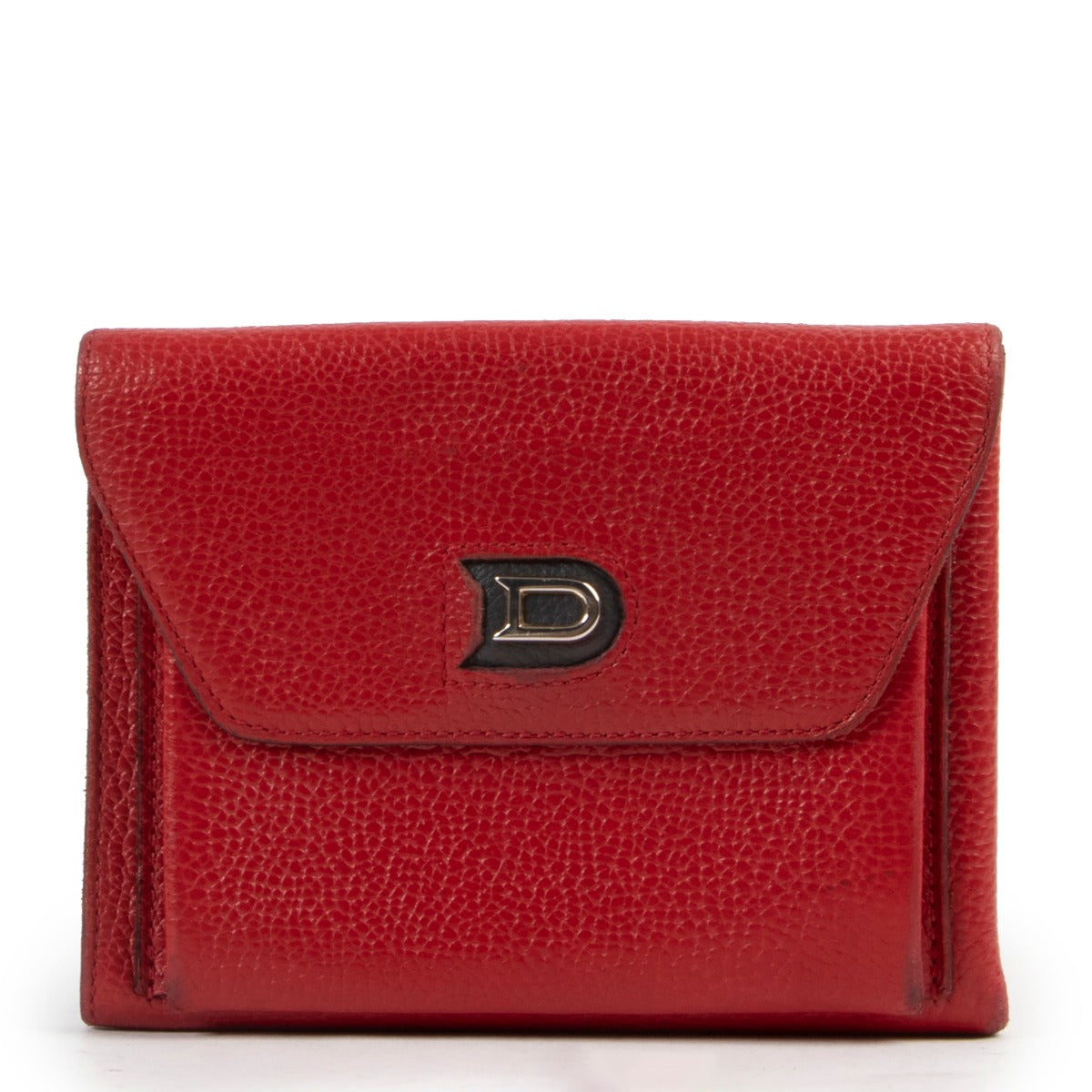Delvaux Red Leather wallet