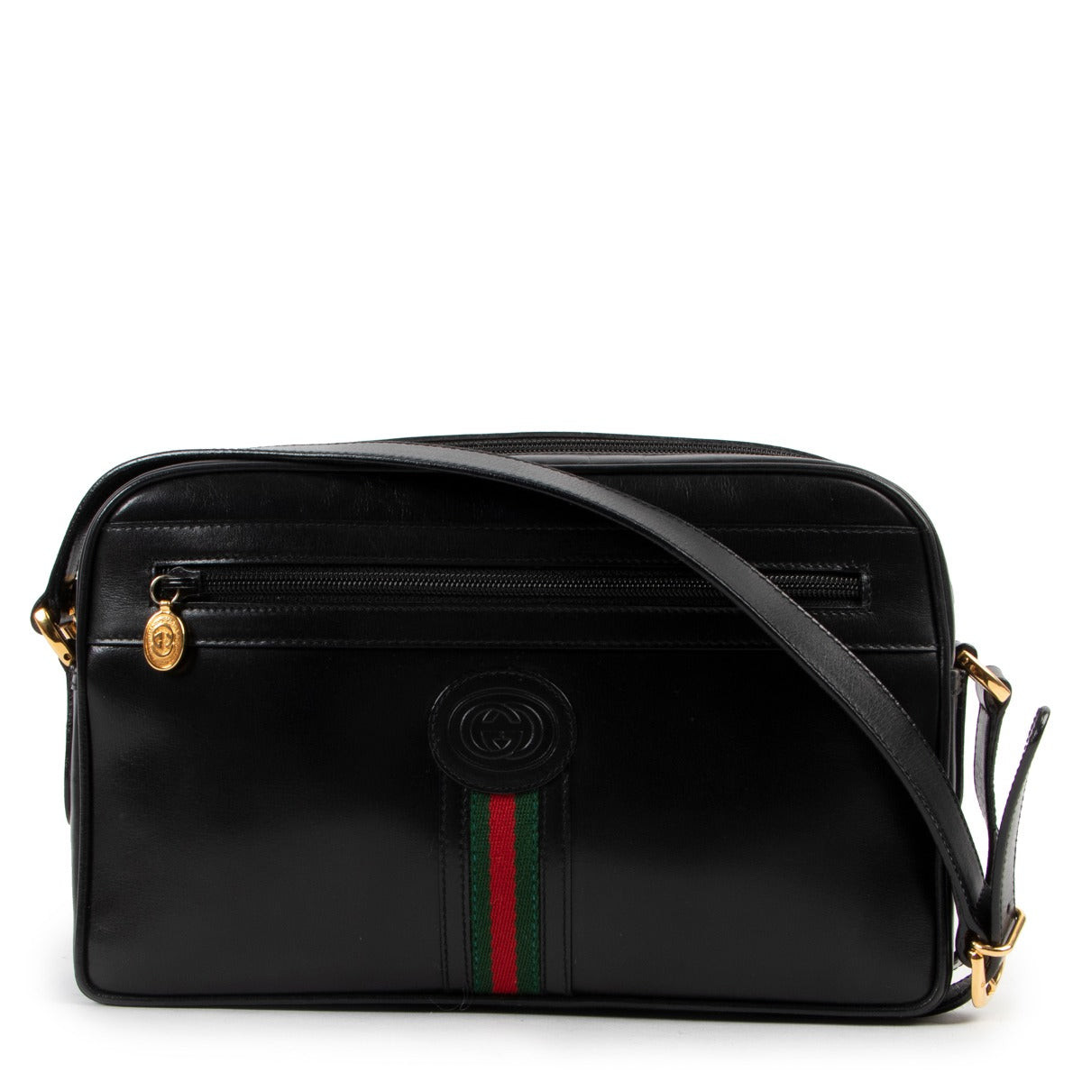 Gucci Black Leather Crossbody