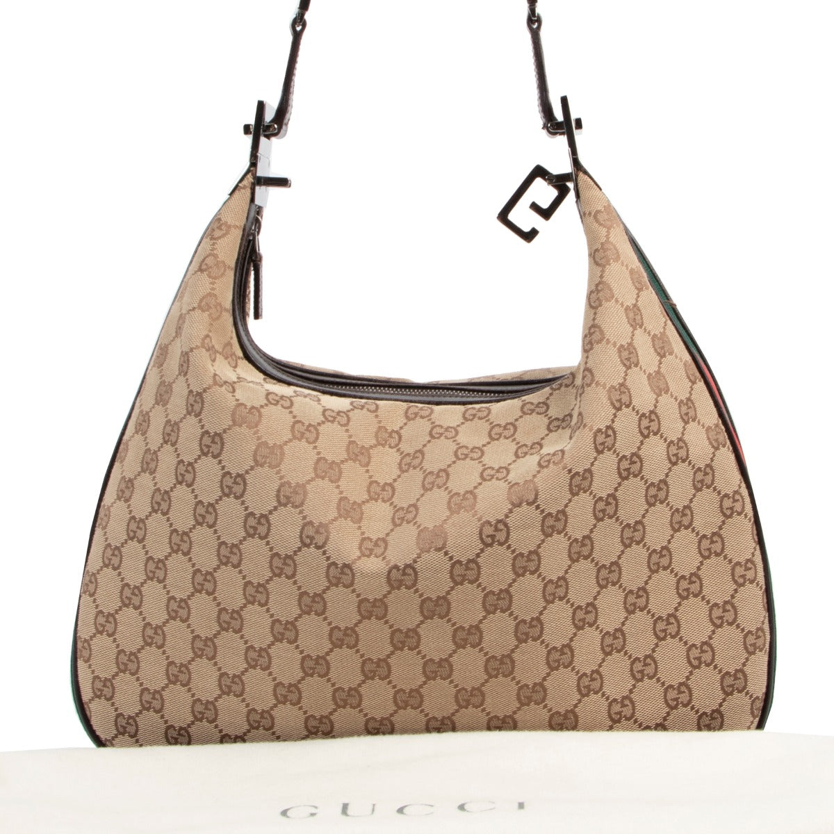 Gucci Monogram Shoulder bag at Labellov online or in store available for a reasonable price and in good condition. Get them now!