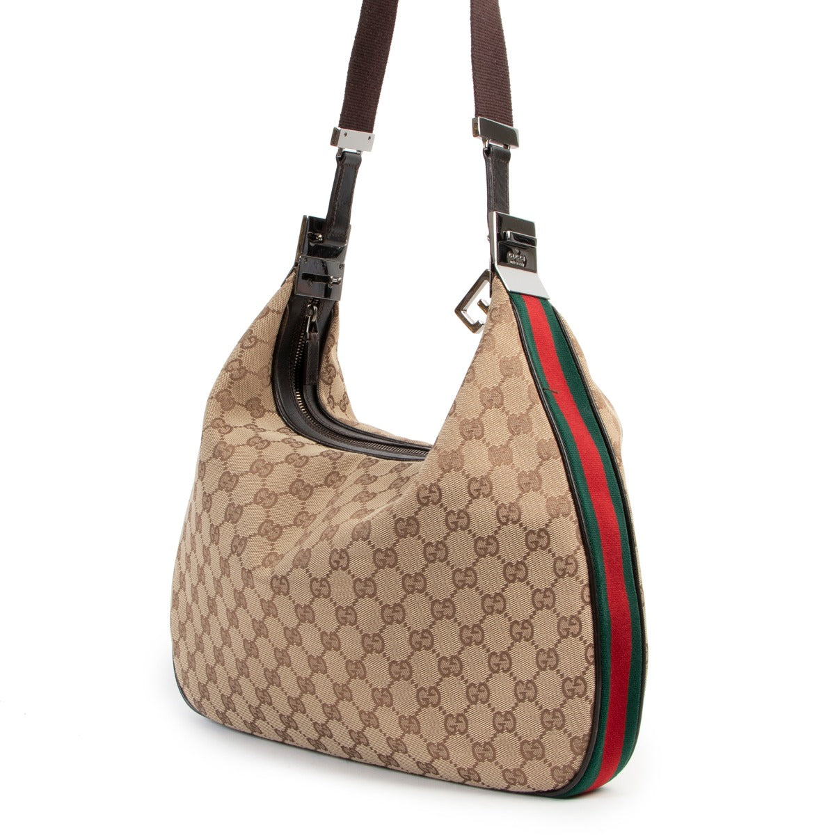 Gucci Monogram Shoulder bag at Labellov online or in store available for a reasonable price and in good condition. Get them now!