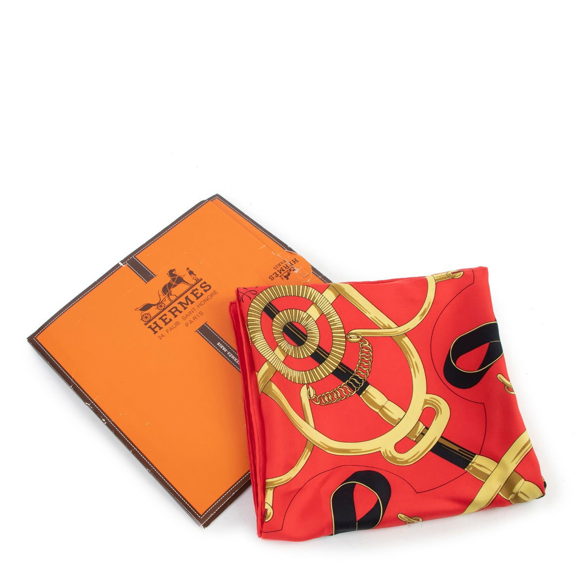 Hermès Multicolor Silk Scarf at Labellov online or in store available for a reasonable price and in good condition. Get them now!