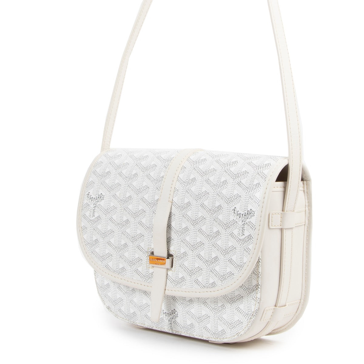 Goyard White Belvédère Bag PM