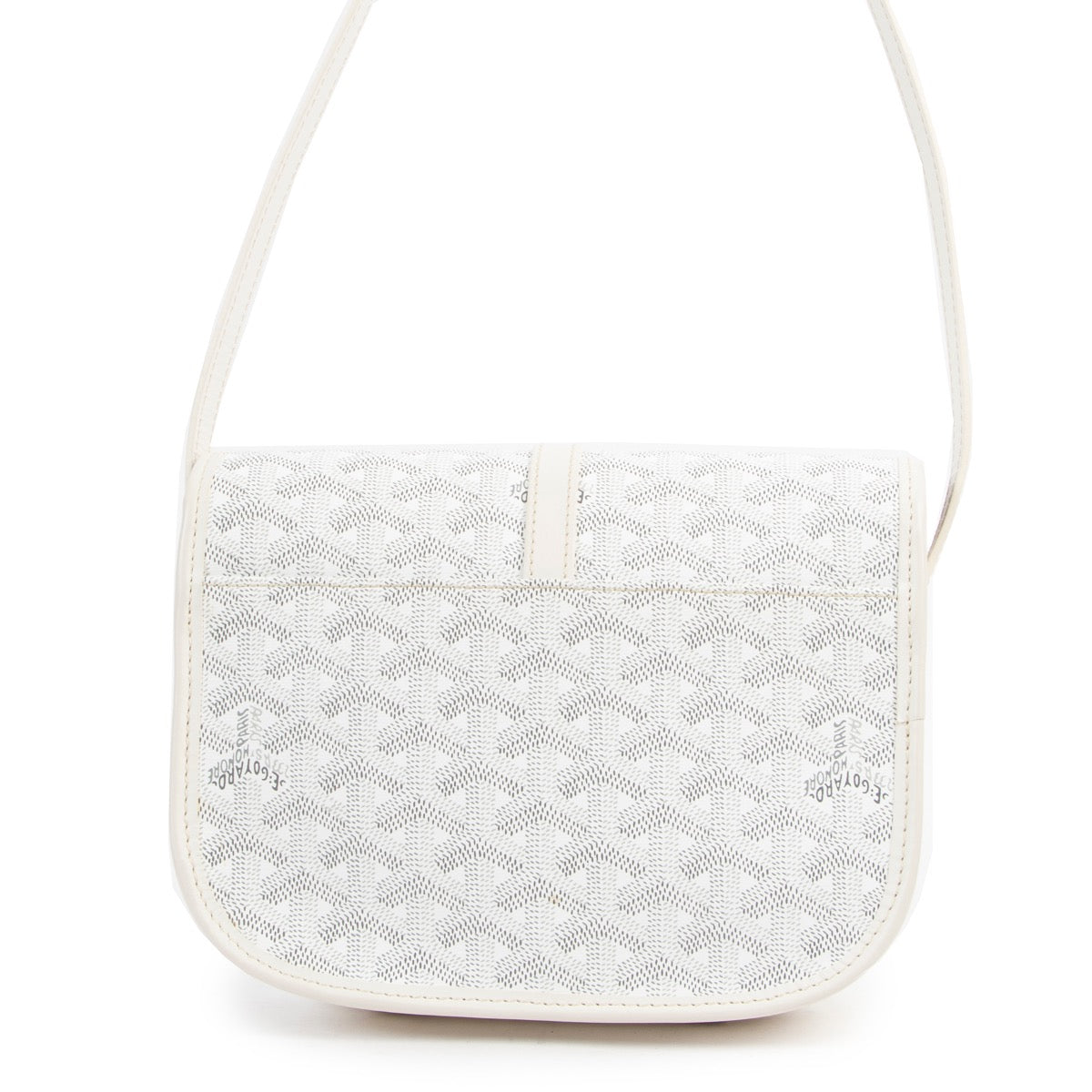 Goyard White Belvédère Bag PM