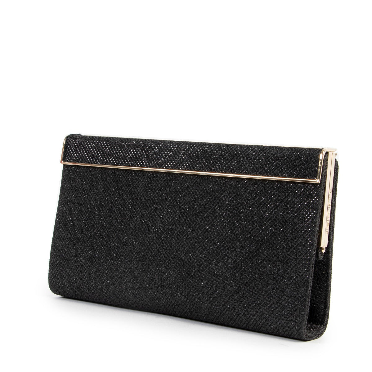 Jimmy Choo Black Glitter Clutch available at Labellov in very good condition, with small sign of use. Buy and sell your designer items at Labellov Antwerp and give them a secondlife