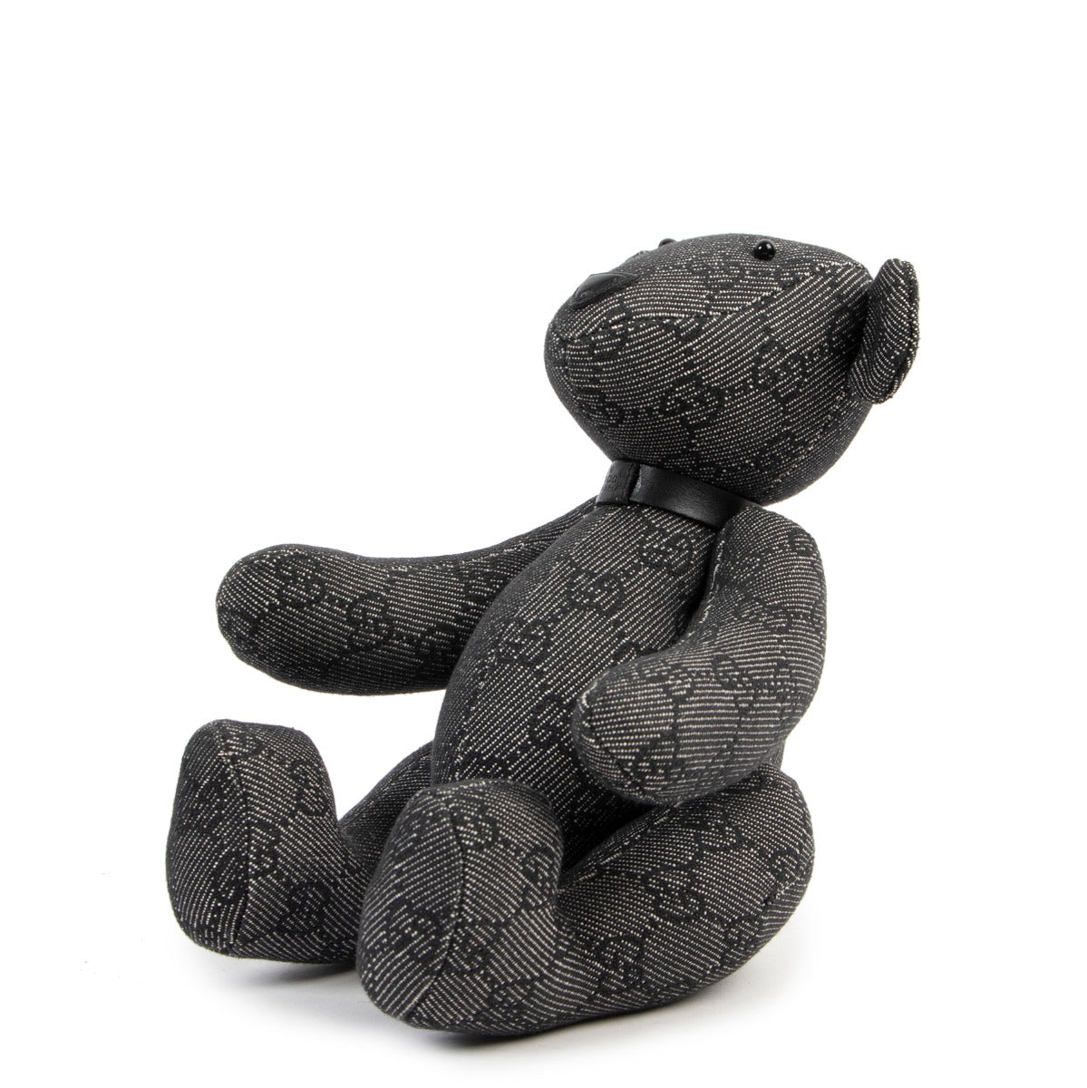 Buy this Gucci Black Grey Teddy Bear at Labellov in very good condition.