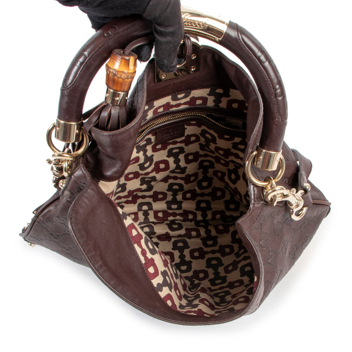 Gucci Brown Babouska Indy Bag