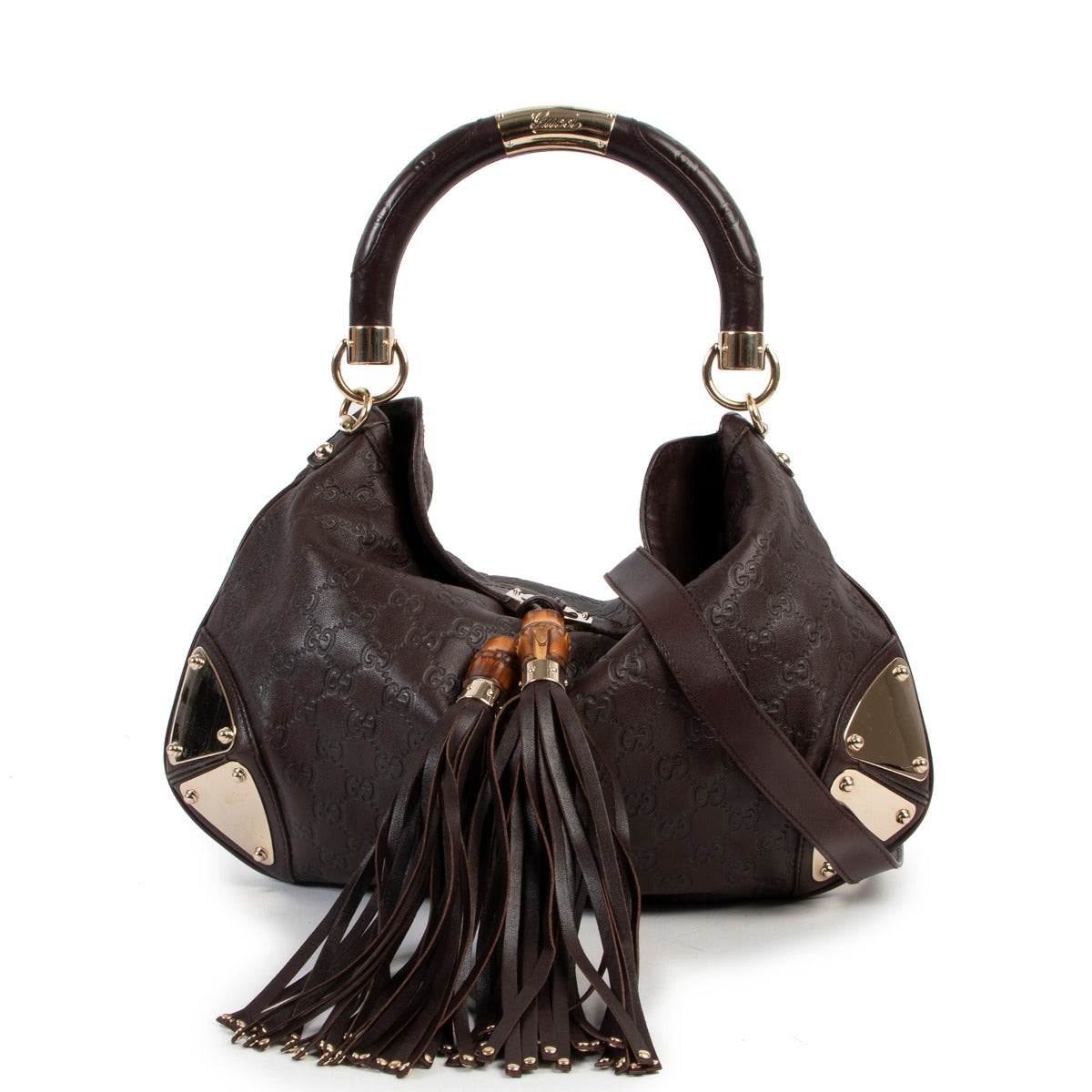Gucci Brown Babouska Indy Bag