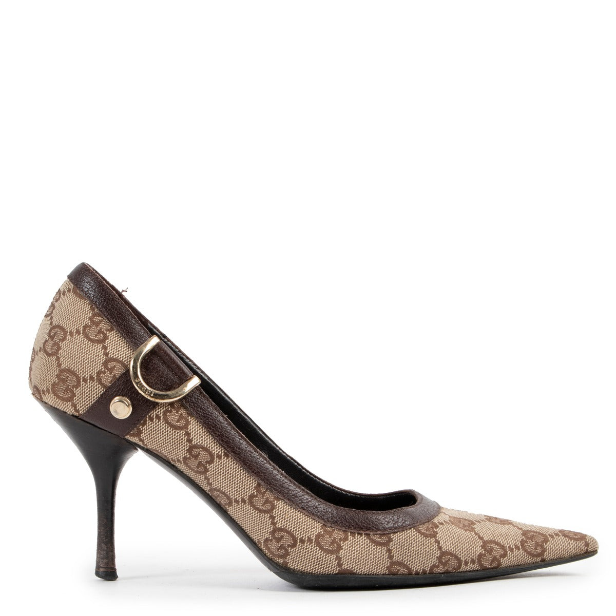 Gucci Monogram Pumps - Size 37