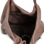 Original vintage Tods Brown Grained Leather Shoulder bag in very good condition for sale on Labellov site for 2nd hand designer bags