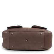 Tods Brown Grained Leather Shoulder bag