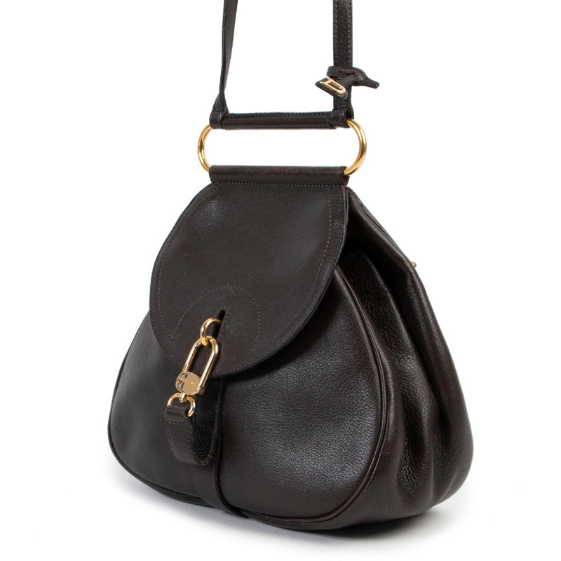 Get this Delvaux Brown Cerceau Shoulder Bag at Labellov in good condition online or in store at Verlatstraat Antwerp. Come by and shop.