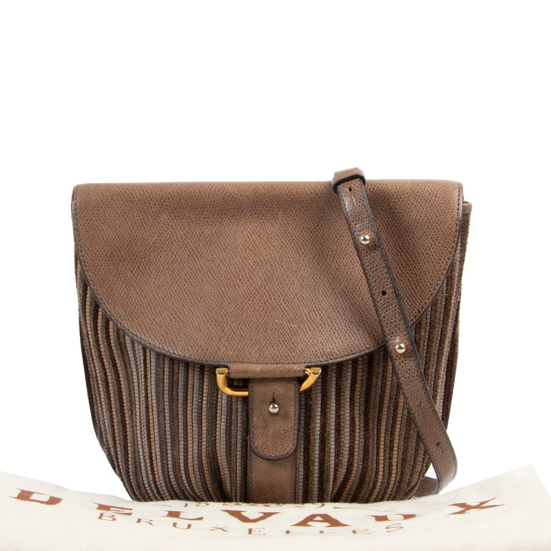 Get this Delvaux Toile De Cuir Crossbody at Labellov