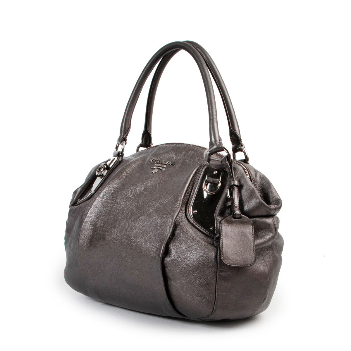 Prada Grey Shoulder Bag