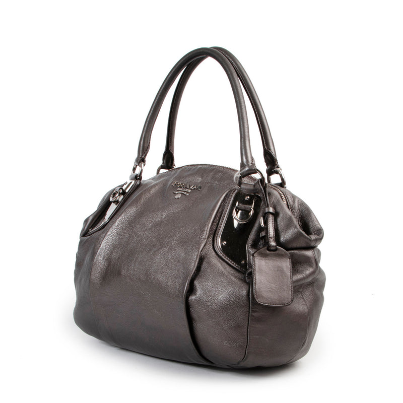 Prada Grey Shoulder Bag