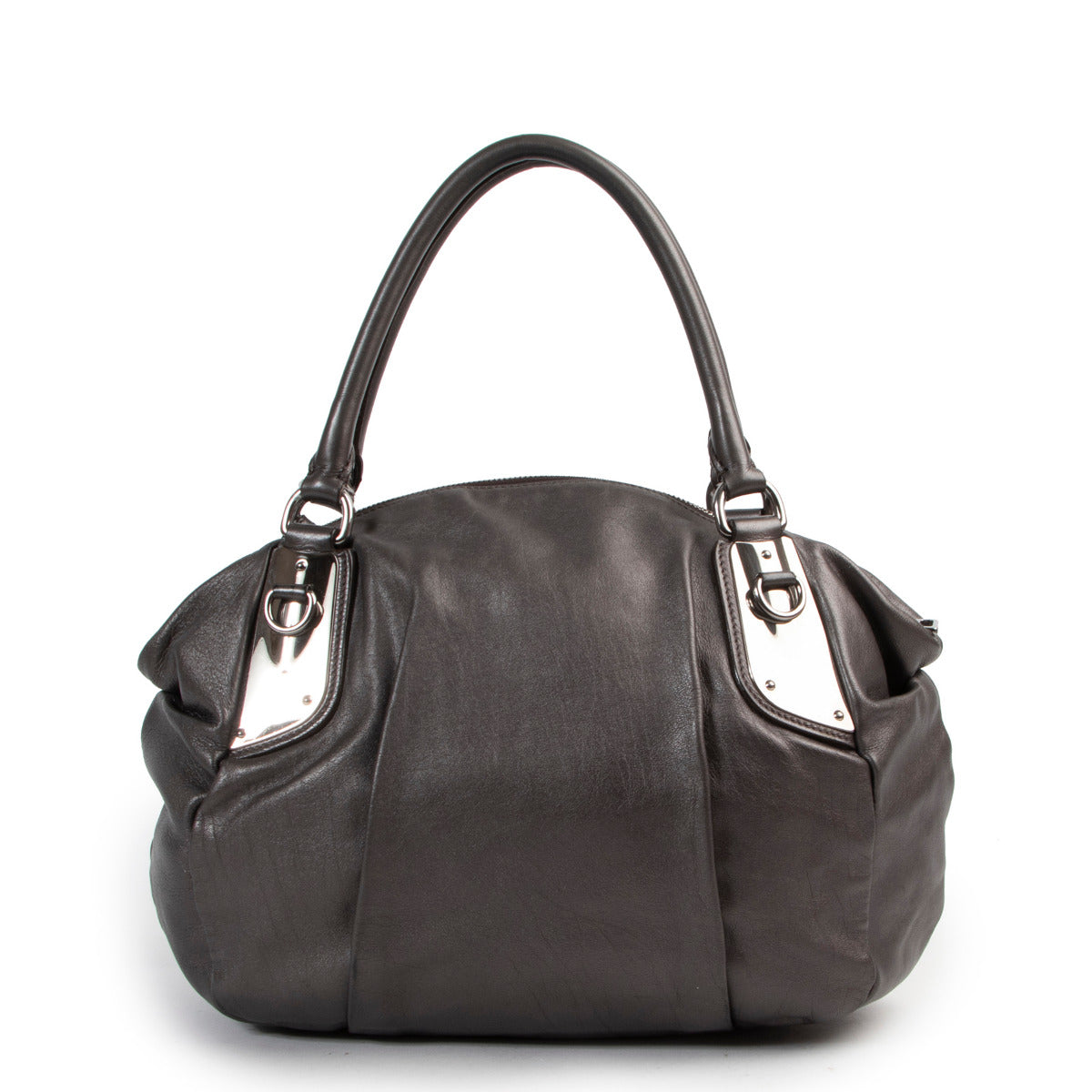 Prada Grey Shoulder Bag