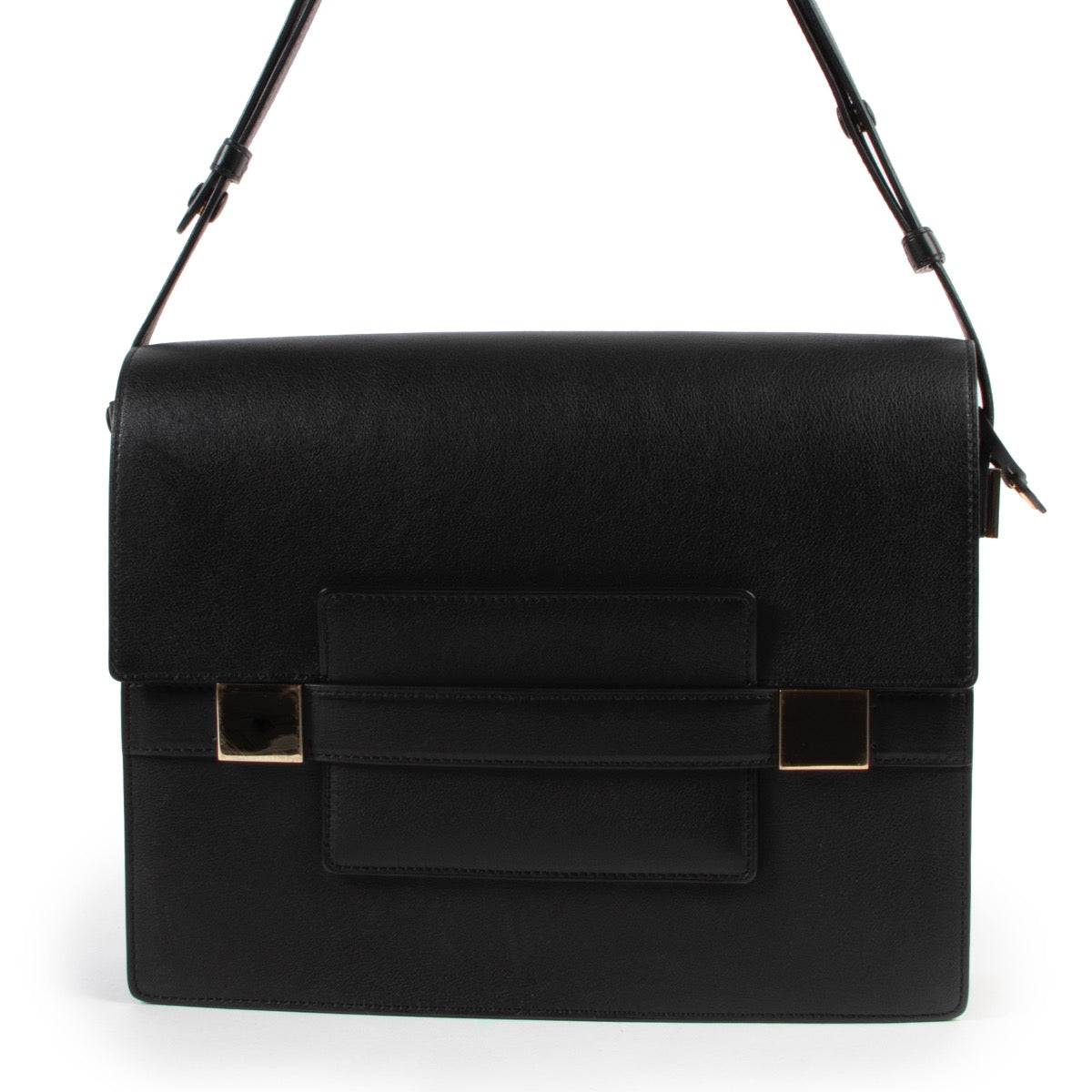 shop authentic second hand Delvaux Black Le Madame XL Shoulder bag by labellov