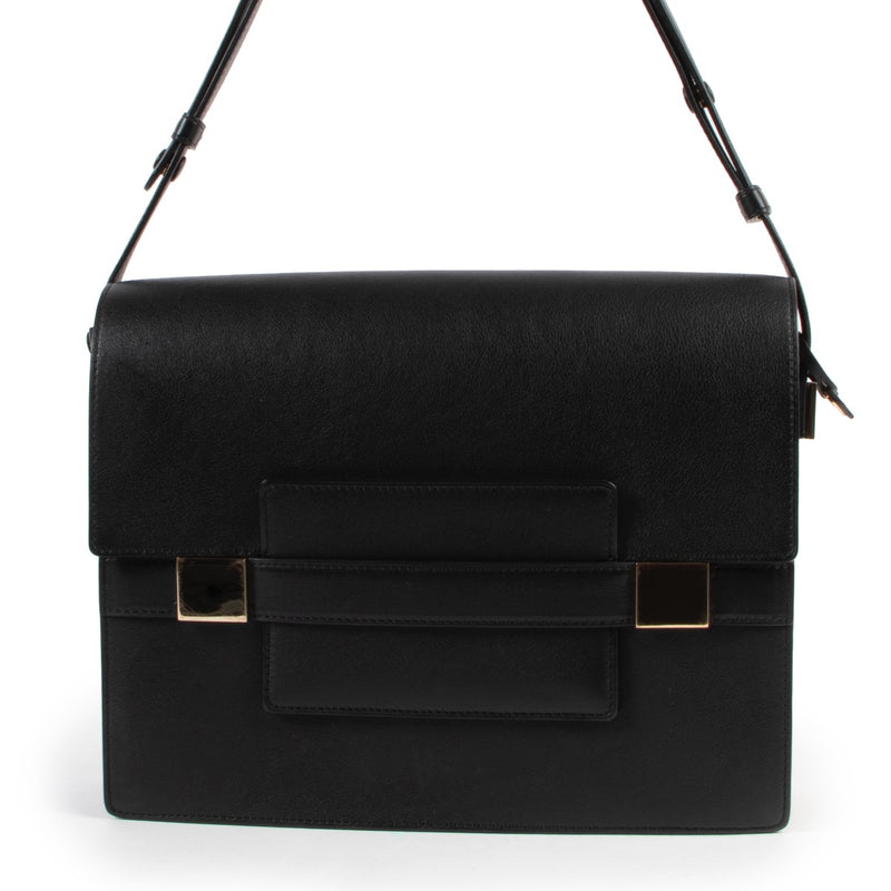 shop authentic second hand Delvaux Black Le Madame XL Shoulder bag by labellov