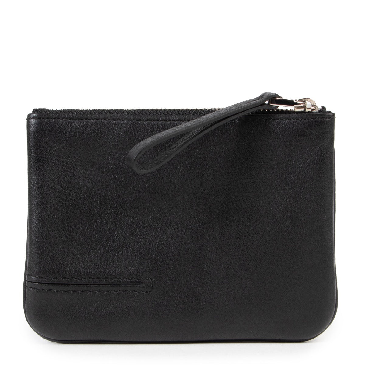 Achetez en ligne ce portefeuille Delvaux en cuir noir.