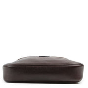Tweedehands authentieke Delvaux Macao crossbody handtas in bruin leer online kopen.
