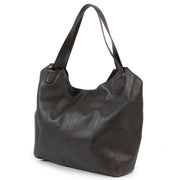 Achetez en ligne d'authentique sac à bandoulière Delvaux Le 25h en cuir brun d'occasion.