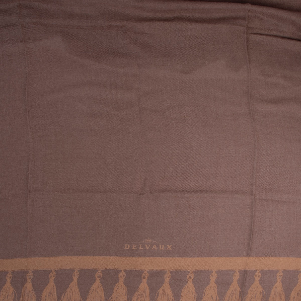 Delvaux Bruine Kasjmier Sjaal