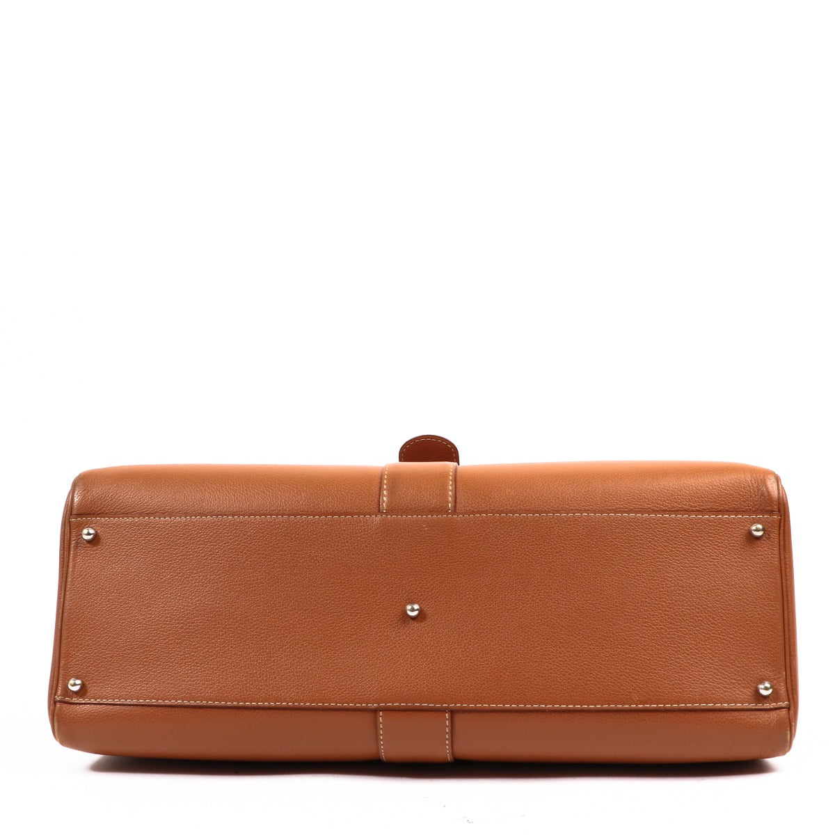 Buy an authentic second-hand Delvaux Cognac Jumping Fauve Cabriolet Top Handle Bag in very good condition at Labellov in Antwerp.