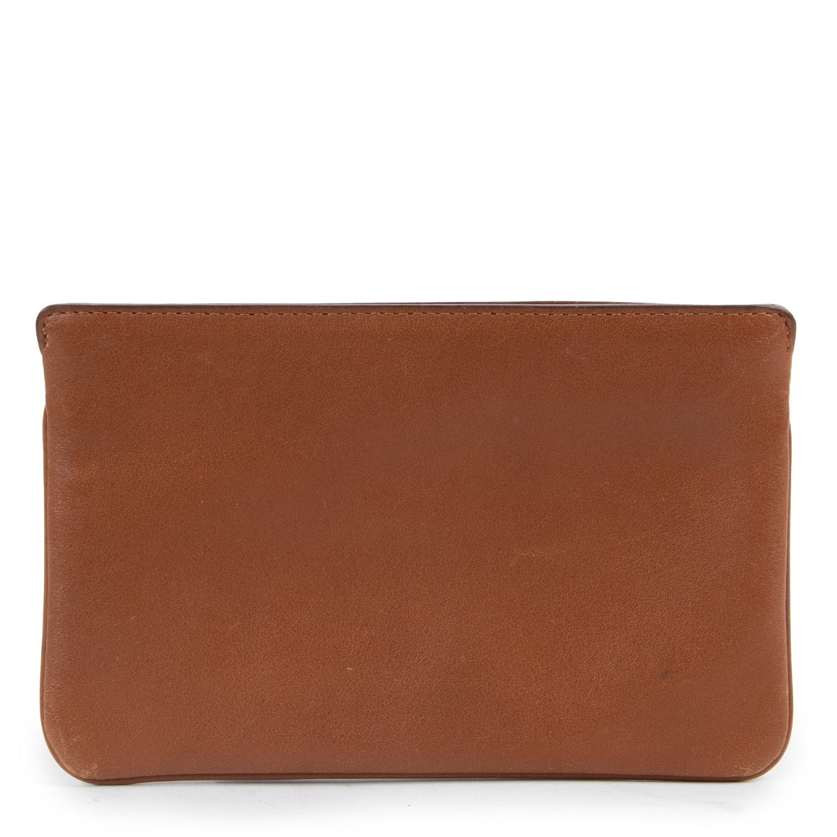 Original Delvaux Brown Calfskin Leather Wallet in good condition now for sale on Labellov vintage site with 2nd hand designer goods