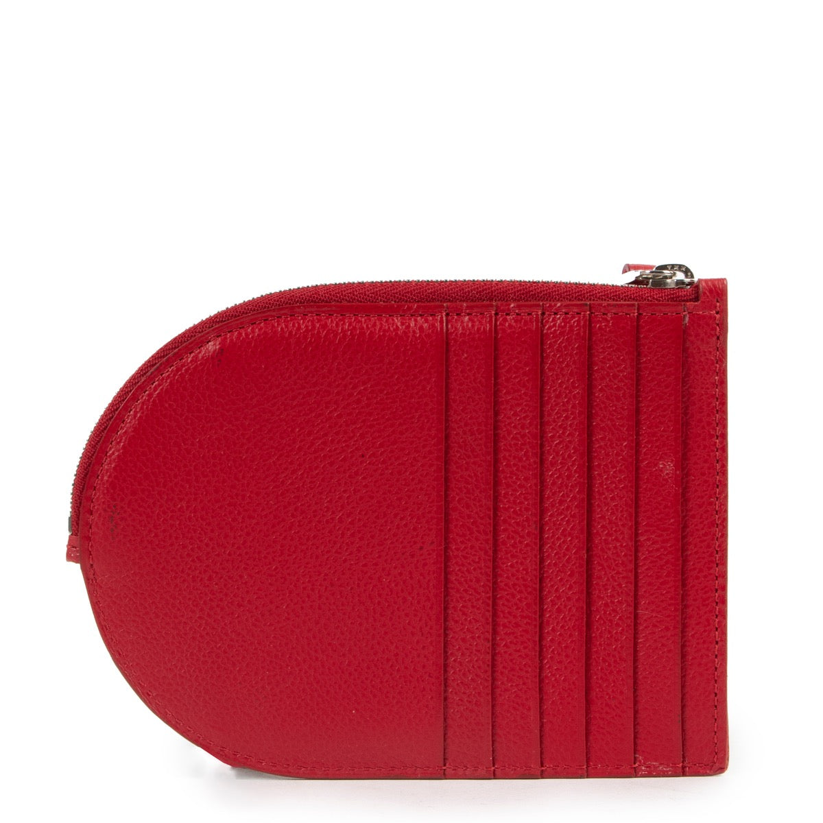 Shop safe online 100% authentic second hand Delvaux Red Pin D Multifonctions Wallet at the right price at Labellov in Antwerp.
