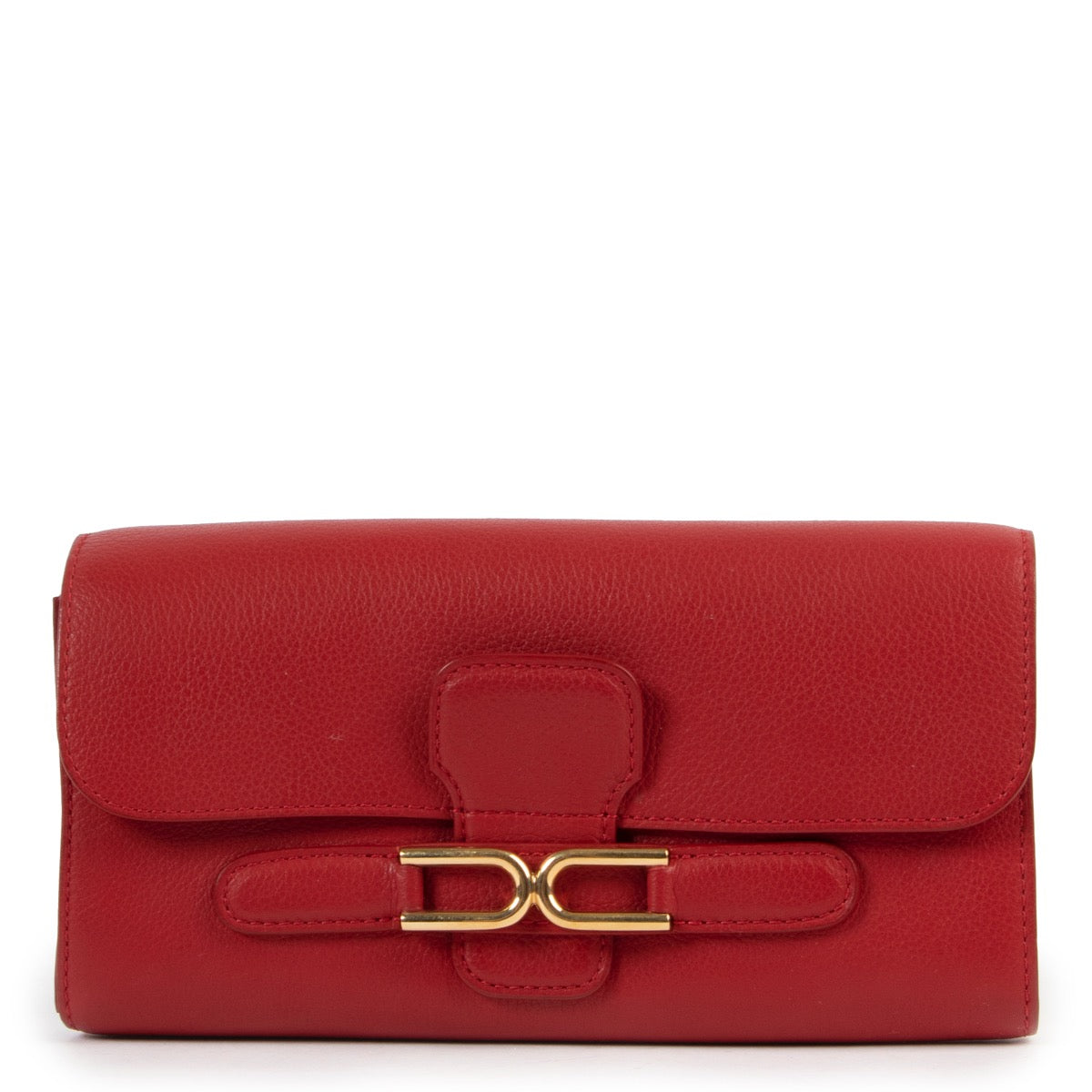 Buy this gorgeous Delvaux Red Escudo Wallet here safely