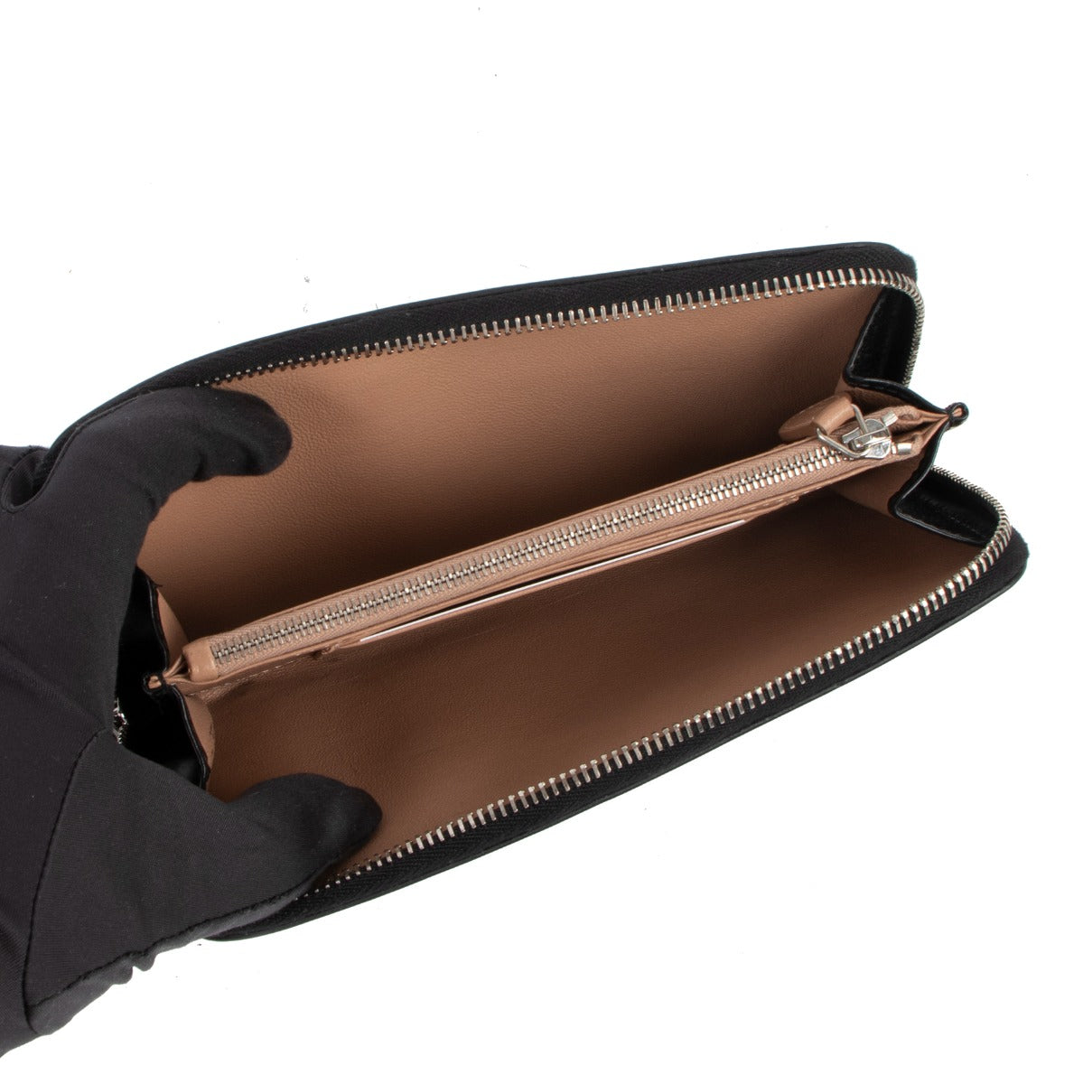Buy an authentic second hand Alaïa Black Leather Studded Wallet in very good condition at Labellov